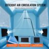 VEVOR Aufblasbare Lackierkabine, 3x2,5x2,5 m Aufblasbare Spritzkabine, mit 550 W Gebläse & Luftfiltersystem, Tragbare Autolackierkabine zum Lackieren von Motorrädern, Fahrrädern Kleinen Möbeln – Bild 5