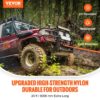 VEVOR 22 mm x 6 m Abschleppseil 13871 kg, Hochleistungs-Offroad-Abschleppgurt, Extrem belastbarer Zugseil mit 30 % Elastizitätsenergie Abschlepphilfe für Jeep Auto LKW ATV UTV SUV Traktor – Bild 2 VEVOR 22 mm x 6 m Abschleppseil 13871 kg, Hochleistungs-Offroad-Abschleppgurt, Extrem belastbarer Zugseil mit 30 % Elastizitätsenergie Abschlepphilfe für Jeep Auto LKW ATV UTV SUV Traktor – Bild 2