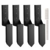 VEVOR Reparaturset für Zaunpfostenanker 4er-Pack Innendurchmesser 8,9 x 8,9 cm Stützpfosten aus Stahl für Zaunpfosten Anker-Erdspieß zur Reparatur von geneigten gebrochenen Holzzaunpfosten Umhüllung VEVOR Reparaturset für Zaunpfostenanker 4er-Pack Innendurchmesser 8,9 x 8,9 cm Stützpfosten aus Stahl für Zaunpfosten Anker-Erdspieß zur Reparatur von geneigten gebrochenen Holzzaunpfosten Umhüllung