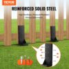 VEVOR Reparaturset für Zaunpfostenanker 4er-Pack Innendurchmesser 8,9 x 8,9 cm Stützpfosten aus Stahl für Zaunpfosten Anker-Erdspieß zur Reparatur von geneigten gebrochenen Holzzaunpfosten Umhüllung – Bild 2 VEVOR Reparaturset für Zaunpfostenanker 4er-Pack Innendurchmesser 8,9 x 8,9 cm Stützpfosten aus Stahl für Zaunpfosten Anker-Erdspieß zur Reparatur von geneigten gebrochenen Holzzaunpfosten Umhüllung – Bild 2