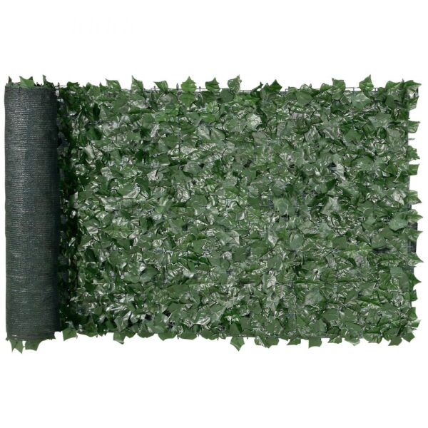 VEVOR Sichtschutzzaun 99x249cm künstlicher grüner Sichtschutz Efeuzaun mit Netzgeweberückseite und verstärkter Verbindung künstliche Hecken mit Weinblättern als Dekoration für Garten und Hof VEVOR Sichtschutzzaun 99x249cm künstlicher grüner Sichtschutz Efeuzaun mit Netzgeweberückseite und verstärkter Verbindung künstliche Hecken mit Weinblättern als Dekoration für Garten und Hof