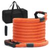 VEVOR 25 mm x 9 m Abschleppseil 17237 kg, Hochleistungs-Offroad-Abschleppgurt, Extrem belastbarer Bergegurt mit 30 % Elastizitätsenergie für Jeep Auto LKW ATV UTV SUV Traktor