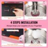 VEVOR Elektrische Zuckerwattemaschine, 1 kW Zuckerwattegeräte, Kommerzielle Zuckerwattemaschine mit Edelstahlschüssel & Zuckerlöffel, Perfekt für Kindergeburtstage zu Hause, Familienfeiern (Rosa) – Bild 5