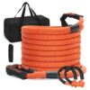 VEVOR 22 mm x 9 m Abschleppseil 13871 kg, Hochleistungs-Offroad-Bergegurt mit 2 weichen Schäkeln (20.000 kg) Extrem belastbar 30 % Elastizität Energie-Bergegurt für Jeep Auto LKW ATV UTV SUV Traktor