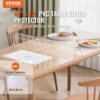 VEVOR Kunststoff-Tischdecke, 42 x 72 Zoll, 2,0 mm dick, transparenter Tischschutz, rechteckige PVC-Schreibtischunterlage, wasserdichte und leicht zu reinigende Schreibtischunterlage, Tischdecke, für Büro, Kommode, Esszimmertisch, Nachttisch – Bild 2 VEVOR Kunststoff-Tischdecke, 42 x 72 Zoll, 2,0 mm dick, transparenter Tischschutz, rechteckige PVC-Schreibtischunterlage, wasserdichte und leicht zu reinigende Schreibtischunterlage, Tischdecke, für Büro, Kommode, Esszimmertisch, Nachttisch – Bild 2