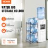 VEVOR Wasserkrughalter mit 3 Ebenen, 5-Gallonen-Wasserflaschenhalter, einreihiges Wasserflaschenregal für 3 Flaschen, robustes Wasserkrugregal für Küche, Büro, Wohnzimmer, schwarz – Bild 2
