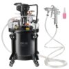VEVOR Druckbehälter für Sprühfarbe, 10 L vollautomatischer Druckbehälter mit Rührfunktion, 70 psi einstellbarer Druck, Druckbehälter, Farbbehälter mit Spritzpistole und Schläuchen, für Malerei usw.