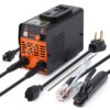 VEVOR 220 V Stabschweißgerät, 160 A ARC/Lift WIG-Schweißgerät mit großem LED-Display, tragbares 2-in-1-Stabschweißgerät mit Hot Start Arc Force Anti-Stick VRD, MMA ARC-Schweißgerät, Schweißen