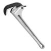 VEVOR Rohrzange, 18 Zoll gerade Aluminium-Rohrzange, automatische Backeneinstellung, verstellbarer Sanitärschlüssel, leicht zu tragen, ergonomischer Griff, aufhängbares Design, für Wasserleitungen, Autoreparaturen