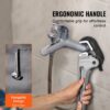 VEVOR Rohrzange, 18 Zoll gerade Aluminium-Rohrzange, automatische Backeneinstellung, verstellbarer Sanitärschlüssel, leicht zu tragen, ergonomischer Griff, aufhängbares Design, für Wasserleitungen, Autoreparaturen – Bild 5