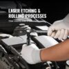 VEVOR 1/4 Zoll Schlagsteckschlüsselsatz 48-teiliger tiefer und flacher Steckschlüsselsatz SAE 3/16-9/16 Zoll & metrisch 4-15 mm, 6 Kant Cr-Mo-Legierungsstahl für Autoreparaturen mit Werkzeugkoffer – Bild 5