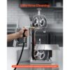 VEVOR Kommerzielle elektrische Fleischbandsäge Knochenschneidemaschine, 650 W Tisch-Knochensäge, 315 x 460 mm Werkbank, Gefrierfleischschneider für Schweinefleisch Rindfleisch Silber – Bild 5