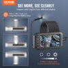 VEVOR Endoskopkamera mit Licht, Industrie-Endoskop mit Dreifachlinse, 5-Zoll-Bildschirm, 1080P-Inspektionskamera, 8 + 2 Lichter, IP67 wasserdichte Schlangenkamera für Autos, Sanitäranlagen (5 m Kabel, 32 GB Karte) – Bild 2