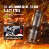 VEVOR drehbarer Schlagschrauber Steckschlüsselsatz 14-teiliger Universal-Steckschlüsselsatz, 3/8 Zoll Antrieb metrisch 10–19 mm, 6-kant Cr-Mo-Legierungsstahl Steckschlüsselsatz für Autoreparatur – Bild 5