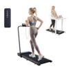 VEVOR Walking Pad Laufband unter den Schreibtisch, Laufband zum Arbeiten, klappbares Laufband mit 120 kg Tragkraft, tragbares 2 in 1 Pad mit 2,5 PS, Griffstange Fernbedienung LED-Anzeige 1-10 km/h VEVOR Walking Pad Laufband unter den Schreibtisch, Laufband zum Arbeiten, klappbares Laufband mit 120 kg Tragkraft, tragbares 2 in 1 Pad mit 2,5 PS, Griffstange Fernbedienung LED-Anzeige 1-10 km/h