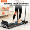 VEVOR Walking Pad Laufband unter den Schreibtisch, Laufband zum Arbeiten, klappbares Laufband mit 120 kg Tragkraft, tragbares 2 in 1 Pad mit 2,5 PS, Griffstange Fernbedienung LED-Anzeige 1-10 km/h – Bild 2 VEVOR Walking Pad Laufband unter den Schreibtisch, Laufband zum Arbeiten, klappbares Laufband mit 120 kg Tragkraft, tragbares 2 in 1 Pad mit 2,5 PS, Griffstange Fernbedienung LED-Anzeige 1-10 km/h – Bild 2