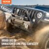 VEVOR Elektrische Seilwinde, 18.000 lb, 12 V DC LKW-Winde mit Φ7/16 Zoll x 85 Fuß Stahlkabel-Rollenführung, kabellose und kabelgebundene Fernbedienung, IP55 wasserdicht zum Abschleppen von Geländewagen, Jeeps, LKWs, Anhängern und Booten – Bild 2