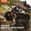 VEVOR Elektrische Seilwinde, 3500 lb Seilzugkapazität, 12 V DC ATV/UTV-Winde mit Φ3/16 Zoll x 39 Fuß 12 Strängen Synthetikseil, Aluminium-Seilführung, kabelgebundene Fernbedienung, IP55 wasserdicht zum Schleppen von UTV, ATV, Boot – Bild 2 VEVOR Elektrische Seilwinde, 3500 lb Seilzugkapazität, 12 V DC ATV/UTV-Winde mit Φ3/16 Zoll x 39 Fuß 12 Strängen Synthetikseil, Aluminium-Seilführung, kabelgebundene Fernbedienung, IP55 wasserdicht zum Schleppen von UTV, ATV, Boot – Bild 2