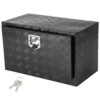 VEVOR Truckbox Werkzeugbox, Unterboden-Anhängerbox, Werkzeugkasten 760 x 432 x 457 mm Pickup-Aufbewahrungsbox, Aluminiumlegierung, 30 kg belastbarer Werkzeugkasten, abschließbare Aufbewahrungsbox