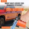 VEVOR Dieselpumpe, 12 V DC, 5 GPM, 1/7 PS, Heizölpumpe mit automatischer Abschaltung der Pistole, Umfüllpumpe, langer Einlass- und Auslassschlauch für Benzin, Diesel, Kerosin, Methanol-Mischungen – Bild 2 VEVOR Dieselpumpe, 12 V DC, 5 GPM, 1/7 PS, Heizölpumpe mit automatischer Abschaltung der Pistole, Umfüllpumpe, langer Einlass- und Auslassschlauch für Benzin, Diesel, Kerosin, Methanol-Mischungen – Bild 2