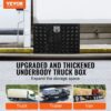 VEVOR Truckbox Werkzeugbox, Unterboden-Anhängerbox, Werkzeugkasten 1219 x 610 x 610 mm Pickup-Aufbewahrungsbox, Aluminiumlegierung, 50 kg belastbarer Werkzeugkasten, abschließbare Aufbewahrungsbox – Bild 2