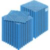 VEVOR Ineinandergreifende Fliesen 55 Stk. Bodenfliesen Drainage-Bodenfliesen, Bodenfliesen 30 x 30 cm Außenbereich Quadratische Bodenfliesen Terrasse PVC Bodenfliesen Badezimmer, Toilette, Blau