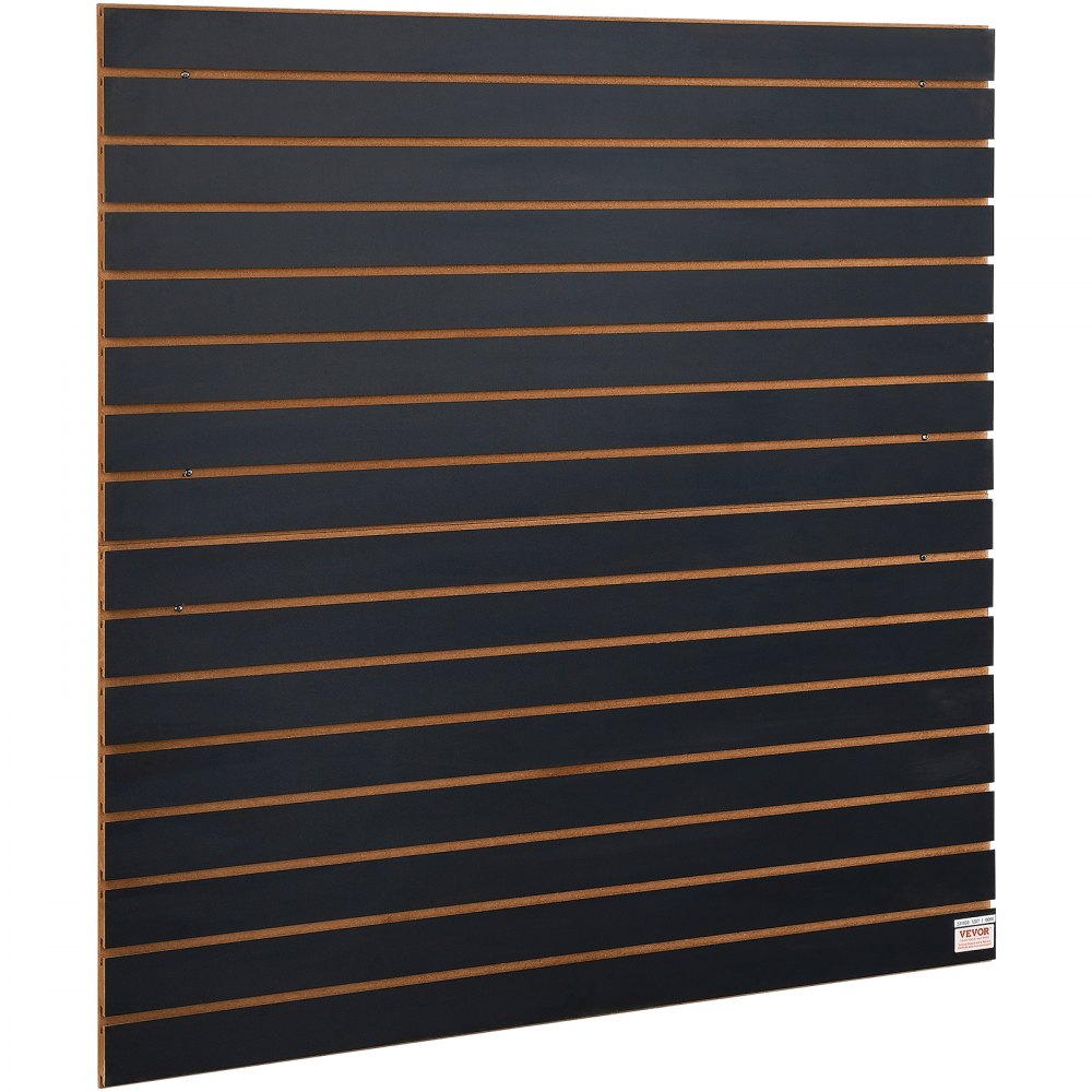 VEVOR 2er-Set Wandpanel Werkzeugwand 129,1x129,1cm Wandpaneel MDF Werkzeughalter Organizer, Lamellenwand Slatwall Stecktafel Pegboard Wandhalterung Ideal für Werkstatt Lager Keller Werkbank Garage