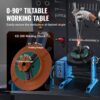 VEVOR Schweißdrehtisch 120 W Schweißpositionierer 0,5–6U/min Manipulator 25 kg(Horizontal)/50 kg(vertikal) Drehtisch 0–90° Neigungswinkel KD200-Dreibackenfutter zum Schneiden, Schleifen, Montieren – Bild 3 VEVOR Schweißdrehtisch 120 W Schweißpositionierer 0,5–6U/min Manipulator 25 kg(Horizontal)/50 kg(vertikal) Drehtisch 0–90° Neigungswinkel KD200-Dreibackenfutter zum Schneiden, Schleifen, Montieren – Bild 3