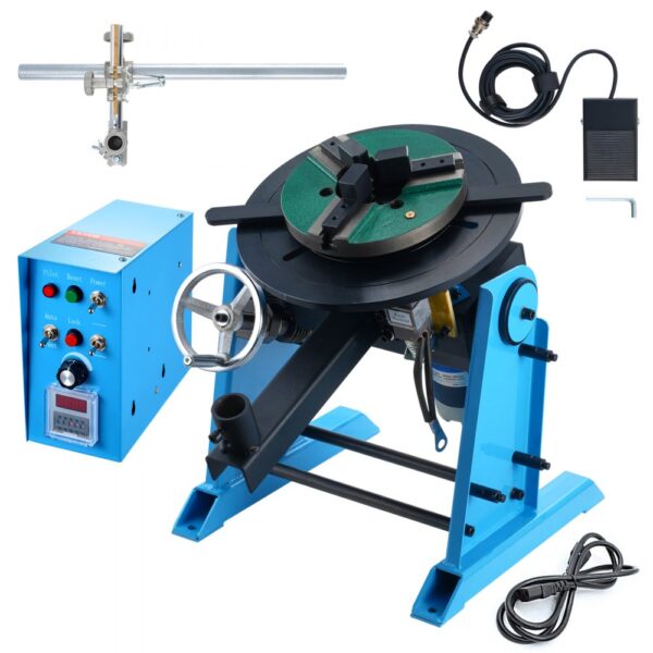 VEVOR Schweißdrehtisch 80 W Schweißpositionierer 1-12 U/min Manipulator 30 kg(Horizontal)/15 kg(vertikal) Drehtisch 0–90° Neigungswinkel KD200-Dreibackenfutter zum Schneiden, Schleifen, Montieren VEVOR Schweißdrehtisch 80 W Schweißpositionierer 1-12 U/min Manipulator 30 kg(Horizontal)/15 kg(vertikal) Drehtisch 0–90° Neigungswinkel KD200-Dreibackenfutter zum Schneiden, Schleifen, Montieren