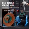 VEVOR Schweißdrehtisch 80 W Schweißpositionierer 1-12 U/min Manipulator 30 kg(Horizontal)/15 kg(vertikal) Drehtisch 0–90° Neigungswinkel KD200-Dreibackenfutter zum Schneiden, Schleifen, Montieren – Bild 3 VEVOR Schweißdrehtisch 80 W Schweißpositionierer 1-12 U/min Manipulator 30 kg(Horizontal)/15 kg(vertikal) Drehtisch 0–90° Neigungswinkel KD200-Dreibackenfutter zum Schneiden, Schleifen, Montieren – Bild 3