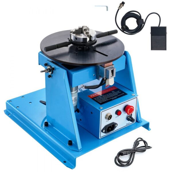 VEVOR Schweißdrehtisch 20 W Schweißpositionierer 1-12 U/min Manipulator 10 kg(Horizontal)/5 kg(vertikal) Drehtisch 0–90° Neigungswinkel K01-63 Dreibackenfutter zum Schneiden, Schleifen, Montieren VEVOR Schweißdrehtisch 20 W Schweißpositionierer 1-12 U/min Manipulator 10 kg(Horizontal)/5 kg(vertikal) Drehtisch 0–90° Neigungswinkel K01-63 Dreibackenfutter zum Schneiden, Schleifen, Montieren