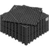 VEVOR Ineinandergreifende Fliesen 12 Stk. Bodenfliesen Drainage-Bodenfliesen, Bodenfliesen 30 x 30 cm Außenbereich Quadratische Bodenfliesen Terrasse PVC Bodenfliesen Badezimmer, Toilette Schwarz