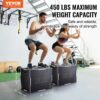 VEVOR 3-in-1-Plyometrische Sprungbox 30/24/20-Zoll-Plyobox, Sprungkasten Sprungkiste 204 kg Tragfähigkeit, Fitnessübungs-Step-Up-Box für Heimtraining, Sprungkrafttraining Schwarz Einstellbare Höhe – Bild 2