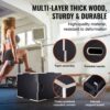 VEVOR 3-in-1-Plyometrische Sprungbox 30/24/20-Zoll-Plyobox, Sprungkasten Sprungkiste 204 kg Tragfähigkeit, Fitnessübungs-Step-Up-Box für Heimtraining, Sprungkrafttraining Schwarz Einstellbare Höhe – Bild 4