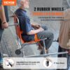 VEVOR EMS-Treppenstuhl 159kg Tragfähigkeit faltbarer Notfall-Treppensteigrollstuhl aus Alu mit 2 Rädern tragbarer Treppenlift Krankenwagen Feuerwehrmann Evakuierung für ältere Menschen und Behinderte – Bild 2