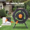 VEVOR Tumbling-Komposterbin Komposter Tumbler 140 L, Trommelkomposter Drehbar Doppelraum Tumbling Komposter 785 x 605 x 795 mm, 40 kg Belastbarer Garten Kompostbehälter inkl. Handschuhe – Bild 5