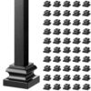 VEVOR 50er-Set Pfostenträger Aluminium Pfostenschuh Pfosten Aufschraubhülse Aufschraubhülse Stützenfuß Geeignet für Treppengeländer Einzeldrehungen Doppeldrehungen Doppelkörbe 34,5 x 34,5 x 26,5 mm VEVOR 50er-Set Pfostenträger Aluminium Pfostenschuh Pfosten Aufschraubhülse Aufschraubhülse Stützenfuß Geeignet für Treppengeländer Einzeldrehungen Doppeldrehungen Doppelkörbe 34,5 x 34,5 x 26,5 mm