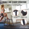 VEVOR Plyometrische Sprungbox, 458 mm Plyo-Box, Plyometrische Plattform Plyobox Schwarz, Rutschfeste Fitness-Übungs-Step-Up-Box für Heimtraining, Konditions-Krafttraining, Oberschenkel Trainieren – Bild 4
