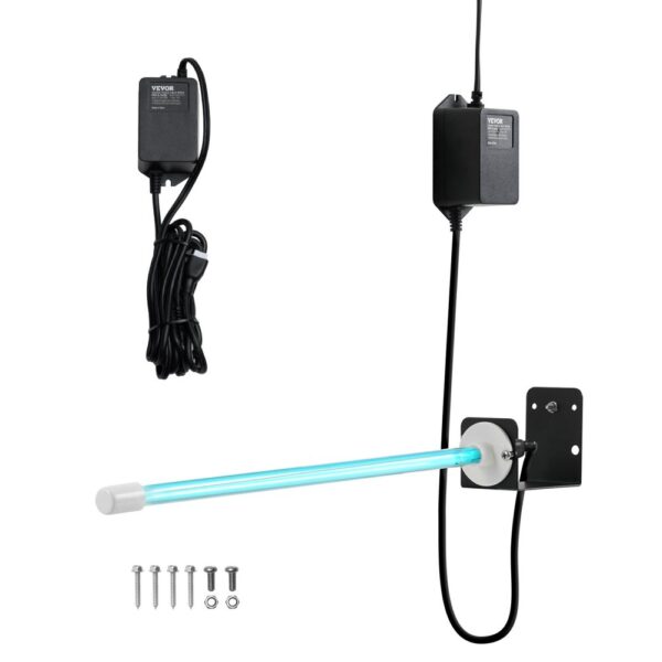 VEVOR HVAC-Luftreiniger, 25 W, 254 nm, UV-UVC-Licht-Spulenreiniger mit Magnet im Kanal für AC-Kanäle (Klimaanlagen), Luftwäscher, HVAC-UV-Lampen, Air-Purifier für Klimaanlagen VEVOR HVAC-Luftreiniger, 25 W, 254 nm, UV-UVC-Licht-Spulenreiniger mit Magnet im Kanal für AC-Kanäle (Klimaanlagen), Luftwäscher, HVAC-UV-Lampen, Air-Purifier für Klimaanlagen