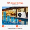 VEVOR Elektrische Pool-Wärmepumpe, 1,48–7,11 kW Heizleistung, energiesparende Poolheizungen mit variabler Frequenz für 15–30 m³ Aufstellpools, Heiz- und Kühlpool-Warmwasserbereiter – Bild 4