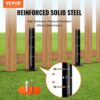 VEVOR Reparaturset für Zaunpfostenanker, 4er-Pack, Innendurchmesser 51 x 51 mm, robuste Stützpfähle für Zaunpfosten aus Stahl, Anker-Erdspieß zur Reparatur von schiefen, gebrochenen Holzzaunpfosten – Bild 2 VEVOR Reparaturset für Zaunpfostenanker, 4er-Pack, Innendurchmesser 51 x 51 mm, robuste Stützpfähle für Zaunpfosten aus Stahl, Anker-Erdspieß zur Reparatur von schiefen, gebrochenen Holzzaunpfosten – Bild 2