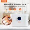 VEVOR Hebeanlage, 700 W, 9600 l/h Durchfluss, 10 m Förderhöhe, Zerkleinerer-Abwasserpumpe mit 3 Wassereinlässen für Toilette, Keller, Küche, Waschbecken, Badewanne, Abwasserentsorgung, Aufspülmaschine – Bild 2 VEVOR Hebeanlage, 700 W, 9600 l/h Durchfluss, 10 m Förderhöhe, Zerkleinerer-Abwasserpumpe mit 3 Wassereinlässen für Toilette, Keller, Küche, Waschbecken, Badewanne, Abwasserentsorgung, Aufspülmaschine – Bild 2