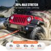 VEVOR 25 mm x 6 m Abschleppseil 17237 kg, Hochleistungs-Offroad-Abschleppgurt, Extrem belastbarer Bergegurt mit 30 % Elastizitätsenergie für Jeep Auto LKW ATV UTV SUV Traktor – Bild 4 VEVOR 25 mm x 6 m Abschleppseil 17237 kg, Hochleistungs-Offroad-Abschleppgurt, Extrem belastbarer Bergegurt mit 30 % Elastizitätsenergie für Jeep Auto LKW ATV UTV SUV Traktor – Bild 4