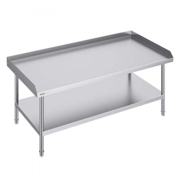 VEVOR Arbeitstisch Edelstahl, gewerblicher Arbeitstisch zur Lebensmittelzubereitung, 3-seitiger Spritzschutz, Arbeitstisch für Restaurants, Zuhause, Hotels 762 x 1524 x 660 mm VEVOR Arbeitstisch Edelstahl, gewerblicher Arbeitstisch zur Lebensmittelzubereitung, 3-seitiger Spritzschutz, Arbeitstisch für Restaurants, Zuhause, Hotels 762 x 1524 x 660 mm
