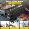 VEVOR Wechselrichter 6000 W, Modifizierter Sinus-Wechselrichter DC 12 V auf AC 230 V Auto-Konverter mit LCD-Display, LED-Anzeigen, EU-Steckdosen, Wechselrichter, für Auto, Wohnmobil, Lkw, Boot, Reisen – Bild 2
