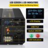 VEVOR Wechselrichter 6000 W, Modifizierter Sinus-Wechselrichter DC 12 V auf AC 230 V Auto-Konverter mit LCD-Display, LED-Anzeigen, EU-Steckdosen, Wechselrichter, für Auto, Wohnmobil, Lkw, Boot, Reisen – Bild 4
