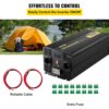 VEVOR Wechselrichter 6000 W, Modifizierter Sinus-Wechselrichter DC 12 V auf AC 230 V Auto-Konverter mit LCD-Display, LED-Anzeigen, EU-Steckdosen, Wechselrichter, für Auto, Wohnmobil, Lkw, Boot, Reisen – Bild 5
