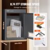 VEVOR Mauerdurchwurf Briefkasten Einbaubriefkasten 320x158x430mm dunkelgrau – Bild 3
