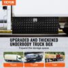 VEVOR Truckbox Werkzeugbox, Unterboden-Anhängerbox, Werkzeugkasten 1524 x 610 x 610 mm Pickup-Aufbewahrungsbox, Aluminiumlegierung, 50 kg belastbarer Werkzeugkasten, abschließbare Aufbewahrungsbox – Bild 2