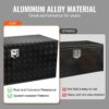 VEVOR Truckbox Werkzeugbox, Unterboden-Anhängerbox, Werkzeugkasten 1524 x 610 x 610 mm Pickup-Aufbewahrungsbox, Aluminiumlegierung, 50 kg belastbarer Werkzeugkasten, abschließbare Aufbewahrungsbox – Bild 4